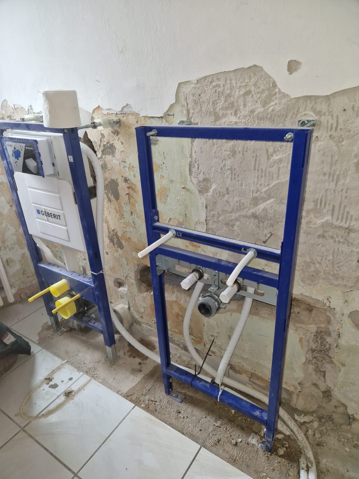 Fliesenverlegung Nahaufnahme Fugen